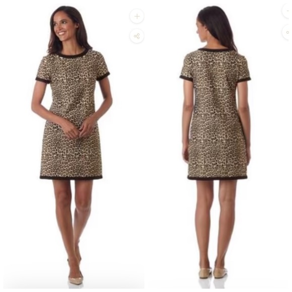 Jude Connally Dresses & Skirts - NWT Jude Connally Parker Mini Leopard Camel Dress Size S $198